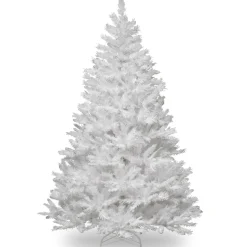 7Ft - 9Ft-National Tree Company Artificial Full Christmas Tree, White, Winchester Pine, Includes Stand, 7.5 Feet