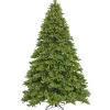 National Tree Company Full^ 12Ft Pre-Lit Artificial Feel Real ® Jersey Fraser Fir Hinged Tree, 2000 Clear Lights- Ul