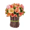 National Tree Company Home & Garden Decor^ Handcrafted 9" Pink Floral Bouquet