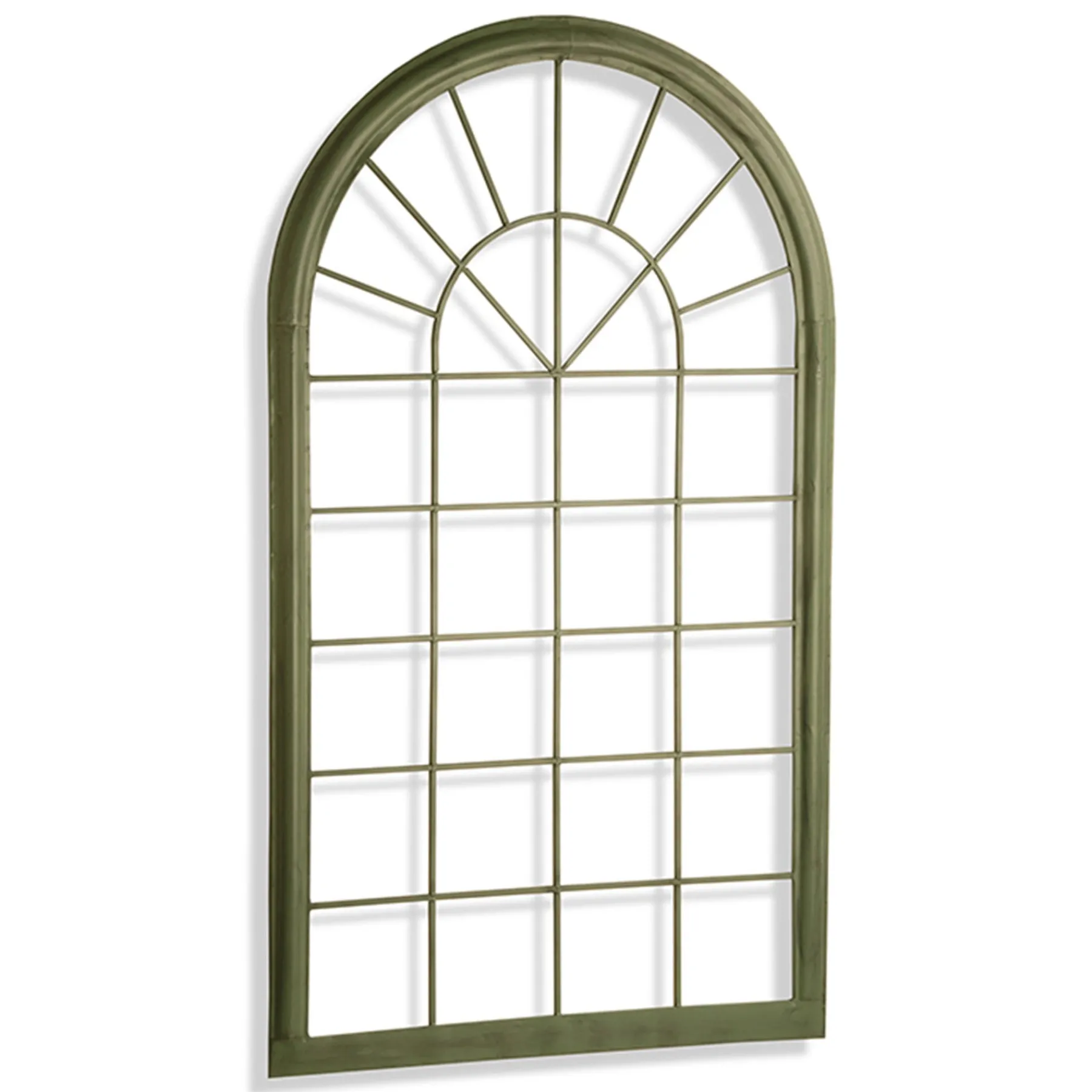 National Tree Company Home & Garden Decor^ Metal Trellis Window Frame, Green, Spring Collection, 51 Inches