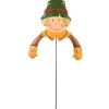 Harvest Outdoor-National Tree Company Scarecrow Boy Garden Stake Outdoor Decoration, Autumn Collection, 24 Inches