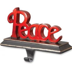 Christmas Accessories-National Tree Company Peace Stocking Holder