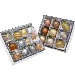 Christmas Ornament-National Tree Company 20-Piece Christmas Tree Ornament Set, Yuletide Glam Collection