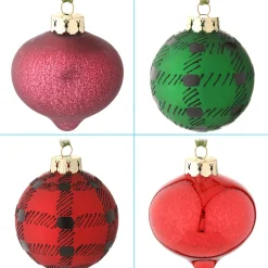 Christmas Ornament-National Tree Company 20-Piece Christmas Tree Ornament Set, Rural Homestead Collection