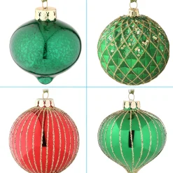 Christmas Ornament-National Tree Company 20-Piece Christmas Tree Ornament Set, Rural Homestead Collection