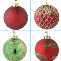 Christmas Ornament-National Tree Company 20-Piece Christmas Tree Ornament Set, Rural Homestead Collection