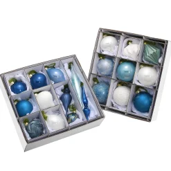 Christmas Ornament-National Tree Company 20-Piece Christmas Tree Ornament Set, Arctic Lights Collection