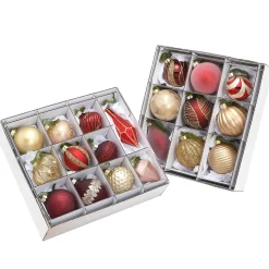 Christmas Ornament-National Tree Company 20-Piece Christmas Tree Ornament Set, Vienna Waltz Collection