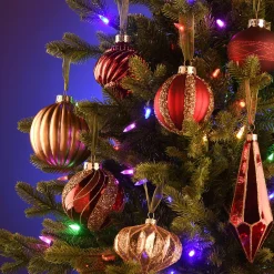 Christmas Ornament-National Tree Company 20-Piece Christmas Tree Ornament Set, Vienna Waltz Collection