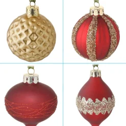 Christmas Ornament-National Tree Company 20-Piece Christmas Tree Ornament Set, Vienna Waltz Collection