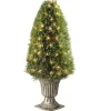 National Tree Company Topiaries / Shurbs^Pre-Lit 48" Artificial Upright Juniper