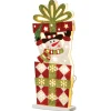 Christmas Accessories-National Tree Company Pre-Lit 17" Wooden Gift Box Snowman