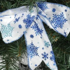 Under 5Ft-National Tree Company Pre-Lit Artificial Christmas Tree, Ornament, Green, White Lights, Decorated With Pine Cones, Ornaments, Includes Pot Base, 4 Feet