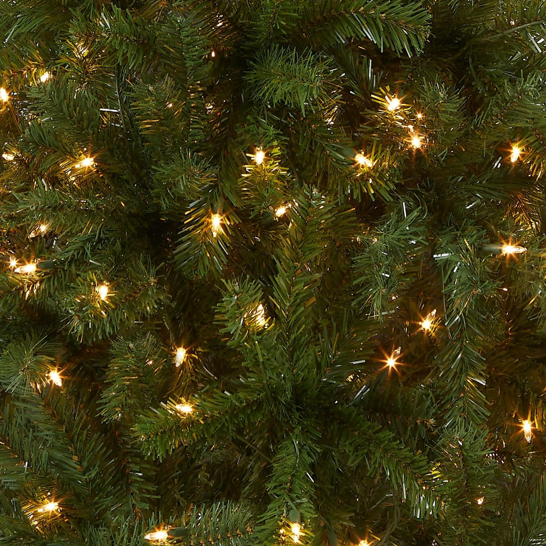 5Ft - 6Ft-National Tree Company Pre-Lit Artificial Full Christmas Tree, Green, North Valley Spruce, White Lights, Includes Stand, 5 Feet