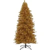 7Ft - 9Ft-National Tree Company Pre-Lit Artificial Gold Christmas Tree, With Warm White Led Lights, Plug In, 9 Ft