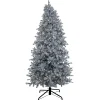 Clear-National Tree Company Pre-Lit Artificial Silver Christmas Tree, With Cool White Led Lights, Plug In, 10 Ft