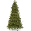 National Tree Company Full^Pre-Lit 'Feel Real' Artificial Full Christmas Tree, Green, Northern Frasier Fir, White Lights, Includes Stand, 6.5 Feet