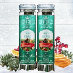Christmas Tree Scent-National Tree Company Scented Ornaments, 2- Pack- 6Ct Bottle, O Christmas Tree, Fragrance-Infused Paper Sticks