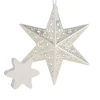 Christmas Tree Scent-National Tree Company Scentsicles Decorative Ornament, Metal White Star, White Winter Fir With Refill