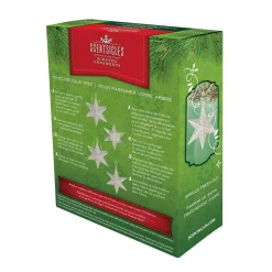 Christmas Tree Scent-National Tree Company Scentsicles Decorative Ornament, Metal White Star, White Winter Fir With Refill