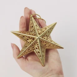 Christmas Tree Scent-National Tree Company Scentsicles Decorative Ornament, Metal White Star, White Winter Fir With Refill