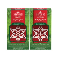 Christmas Tree Scent-National Tree Company Scentsicles, Scented Star Ornament, White Winter Fir, 2-Pack