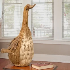 Home & Garden Decor-National Tree Company Spring Goose Table Decoration, Brown, Spring Collection, 26 Inches