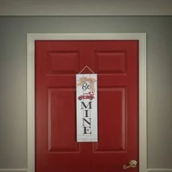 Valentine'S Day Accessories-National Tree Company Valentine'S 'Be Mine' Hanging Wall Decoration, White, Valentine'S Day Collection, 24 Inches