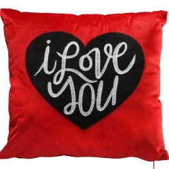 Valentine'S Day Accessories-National Tree Company Valentine'S 'I Love You' Pillow Decoration, Red, Valentine'S Day Collection, 16 Inches