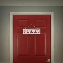 Valentine'S Day Accessories-National Tree Company Valentine'S 'Love' Hanging Wall Decoration, Red, Valentine'S Day Collection, 16 Inches