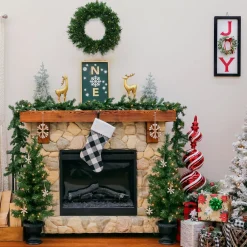 Christmas Bundles-National Tree Company Warm Welcome Bundle Pre-Lit Assortment