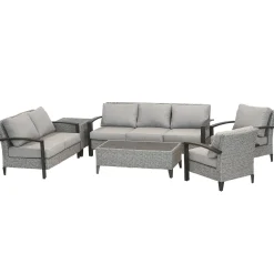 Patio Sets-National Tree Company Westfields Collection 6-Piece All-Weather Conversation Set