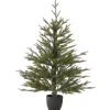National Tree Company Full^Woodward Pine Christmas Tree, Black Pot Base, 3 Ft