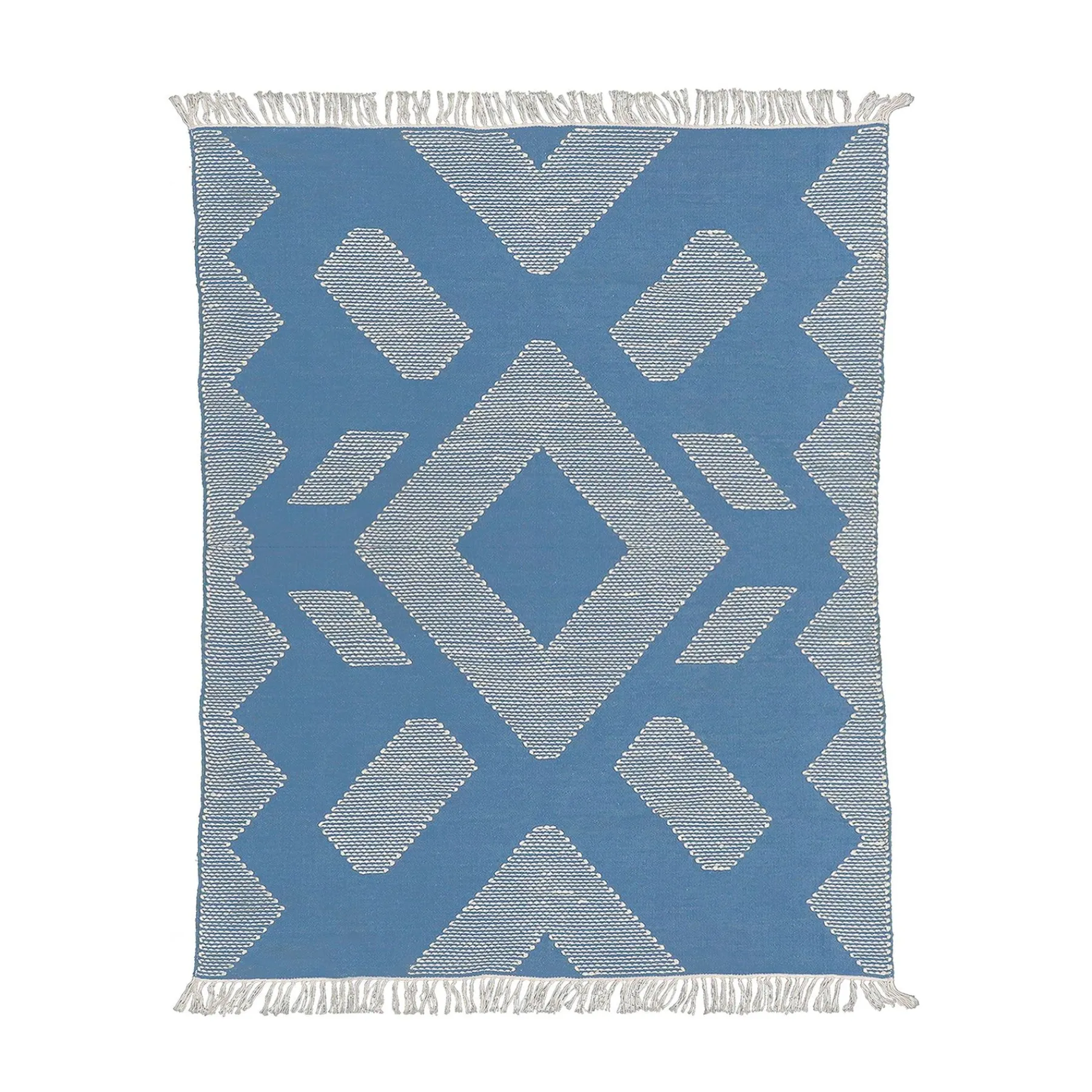 Outdoor Rug-National Tree Company 4X6 Hand Woven Outdoor Rug, Dusty Blue