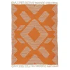 Outdoor Rug-National Tree Company 5X7 Hand Woven Outdoor Rug, Papaya