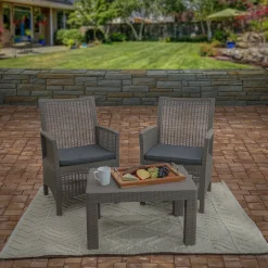 Outdoor Rug-National Tree Company 4X6 Hand Woven Outdoor Rug, Sand