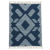 Outdoor Rug-National Tree Company 5X7 Hand Woven Outdoor Rug, Indigo Blue