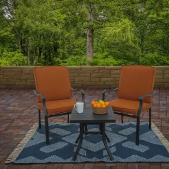 Outdoor Rug-National Tree Company 5X7 Hand Woven Outdoor Rug, Indigo Blue