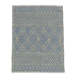 Outdoor Rug-National Tree Company 5X7 Hand Woven Outdoor Rug, Cloud Blue