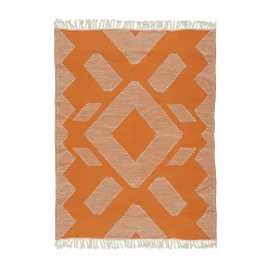 Outdoor Rug-National Tree Company 4X6 Hand Woven Outdoor Rug, Papaya