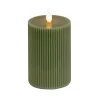 Christmas Accessories-National Tree Company 5X11 Hgtv Home Collection Flameless Georgetown Pillar Candle, Dk Green