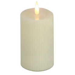 Christmas Accessories-National Tree Company 5X9 Hgtv Home Collection Flameless Georgetown Pillar Candle, Ivory