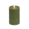 Christmas Accessories-National Tree Company 3X9 Hgtv Home Collection Flameless Georgetown Pillar Candle, Dk Green