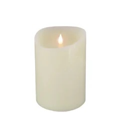 Christmas Accessories-National Tree Company 5X7 Hgtv Home Collection Flameless Heritage Pillar Candle, Ivory