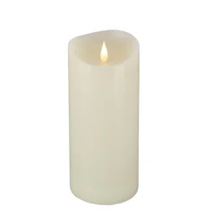 Christmas Accessories-National Tree Company 4X10 Hgtv Home Collection Flameless Heritage Pillar Candle, Ivory
