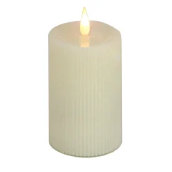 Christmas Accessories-National Tree Company 5X7 Hgtv Home Collection Flameless Georgetown Pillar Candle, Ivory